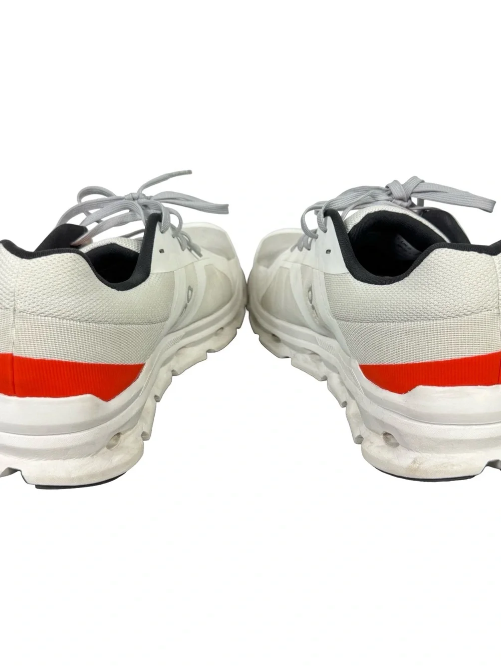 On Cloud Cloudrunner 2 Running Shoes White Undyed Flame Orange Women 8.5